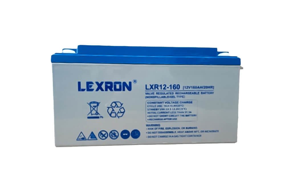 Lexron 160 Ah / 12 V Deepcycle Solar Jel Akü - LXR12-160