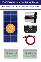 1200 Watt Güneş Enerjisi Hazır Solar Paket Sistem 1
