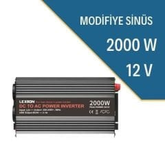 Lexron 2000 Watt / 12 Volt Modifiye Sinüs İnverter