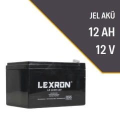 Lexron 12 Ah Amper 12 V Volt Kuru Tip Akü