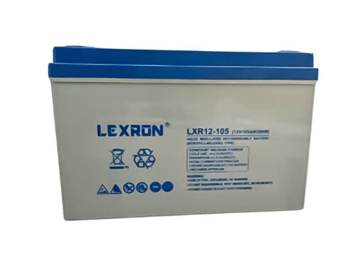 lexron 105ah 12volt deepcycle solar jel aku LXR12 105