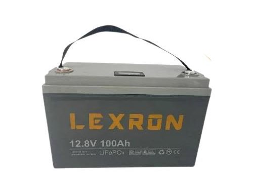 lexron 12 8 v volt 100 ah amper lityum lifepo4 aku 782