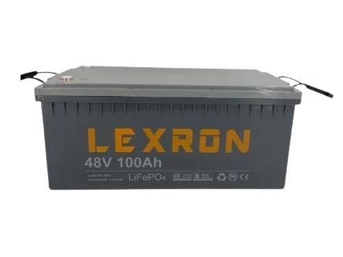 lexron 48 v volt 100 ah amper lityum lifepo4 aku 786